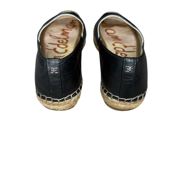 SAM EDELMAN Womens Black Cap Beef Rolled Kesia Platform Slip On Shoes Size 7.5 - Picture 3 of 8